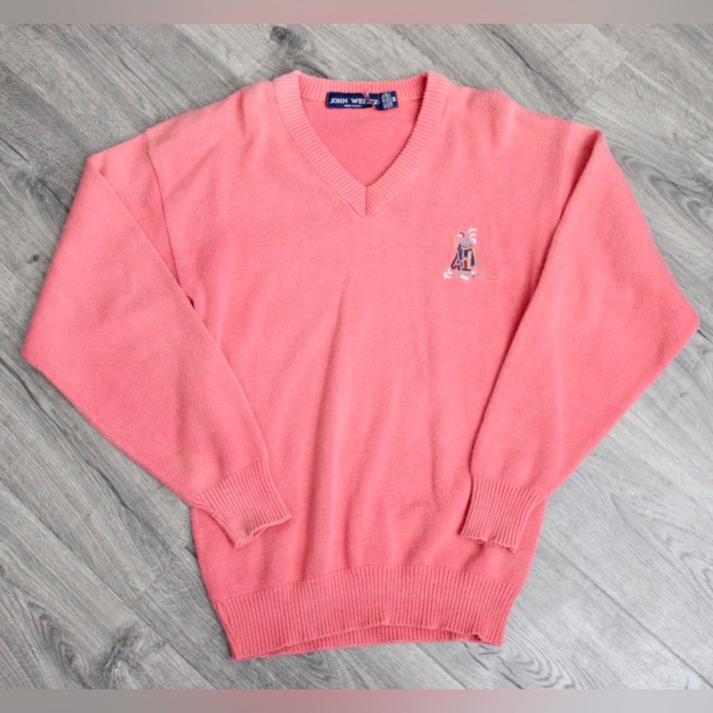 JOHN WEITZ Vneck Pullover Sweater Size Medium